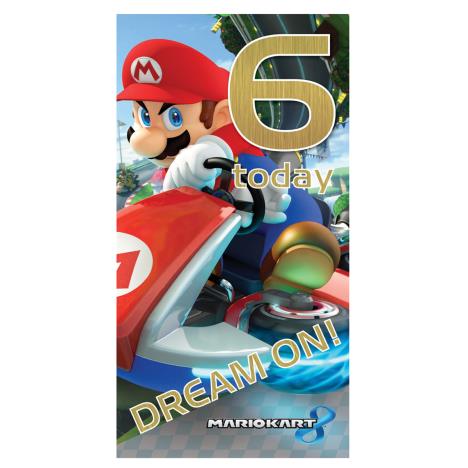 6 Today Mario Kart Super Mario Bros Birthday Card £1.99